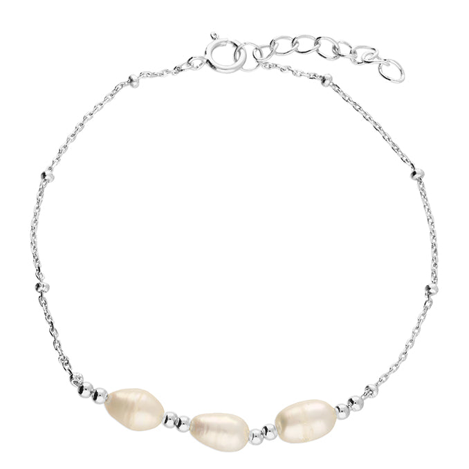 FWP Trio Beaded Chain Bracelet