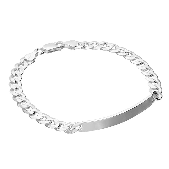 Men's ID Curb Chain Bracelet