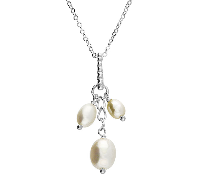 Fresh Water Pearl Trio Necklace