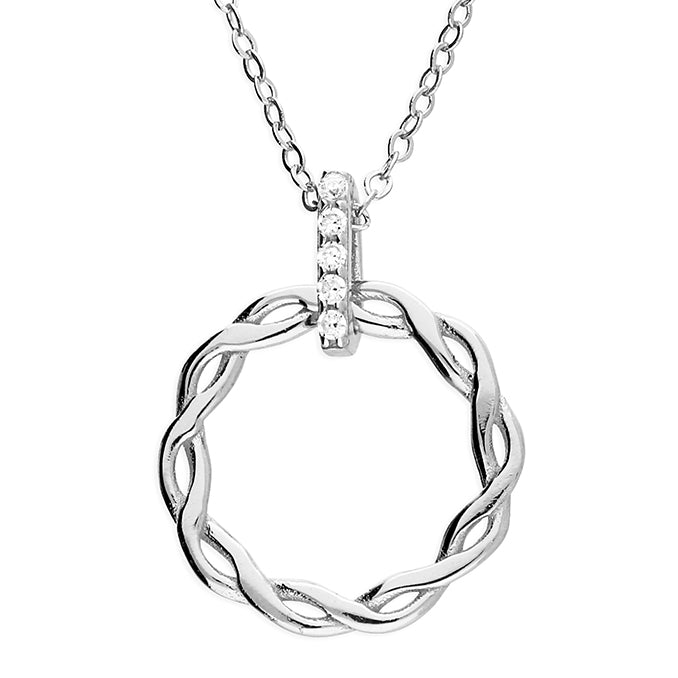 Entwined Circle Necklace
