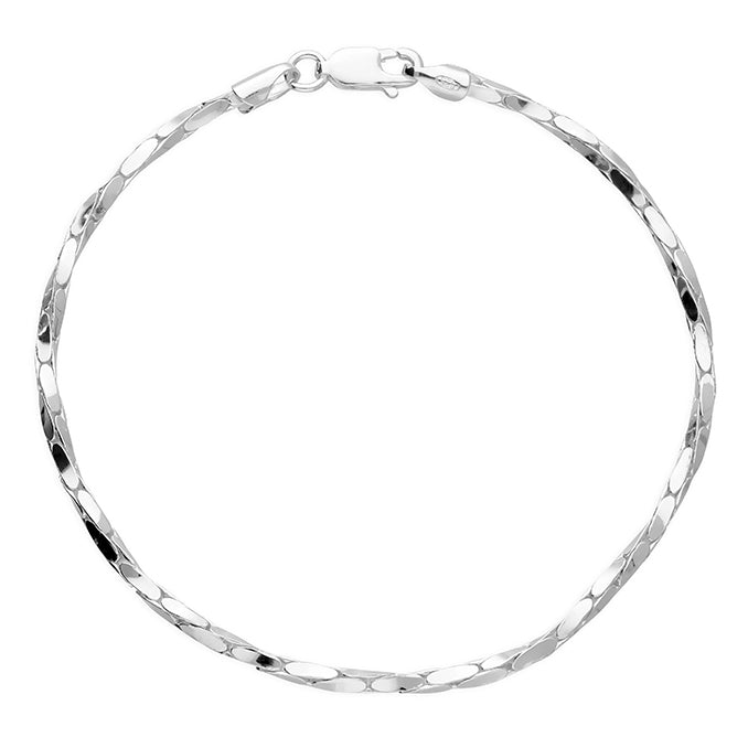 Sterling Silver Twisted Cardano Bracelet