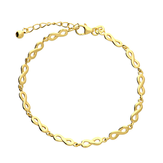 Infinity Link Bracelet  - Gold