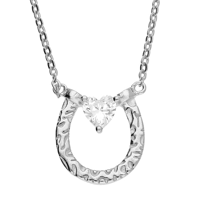 Horseshoe & Heart Necklace