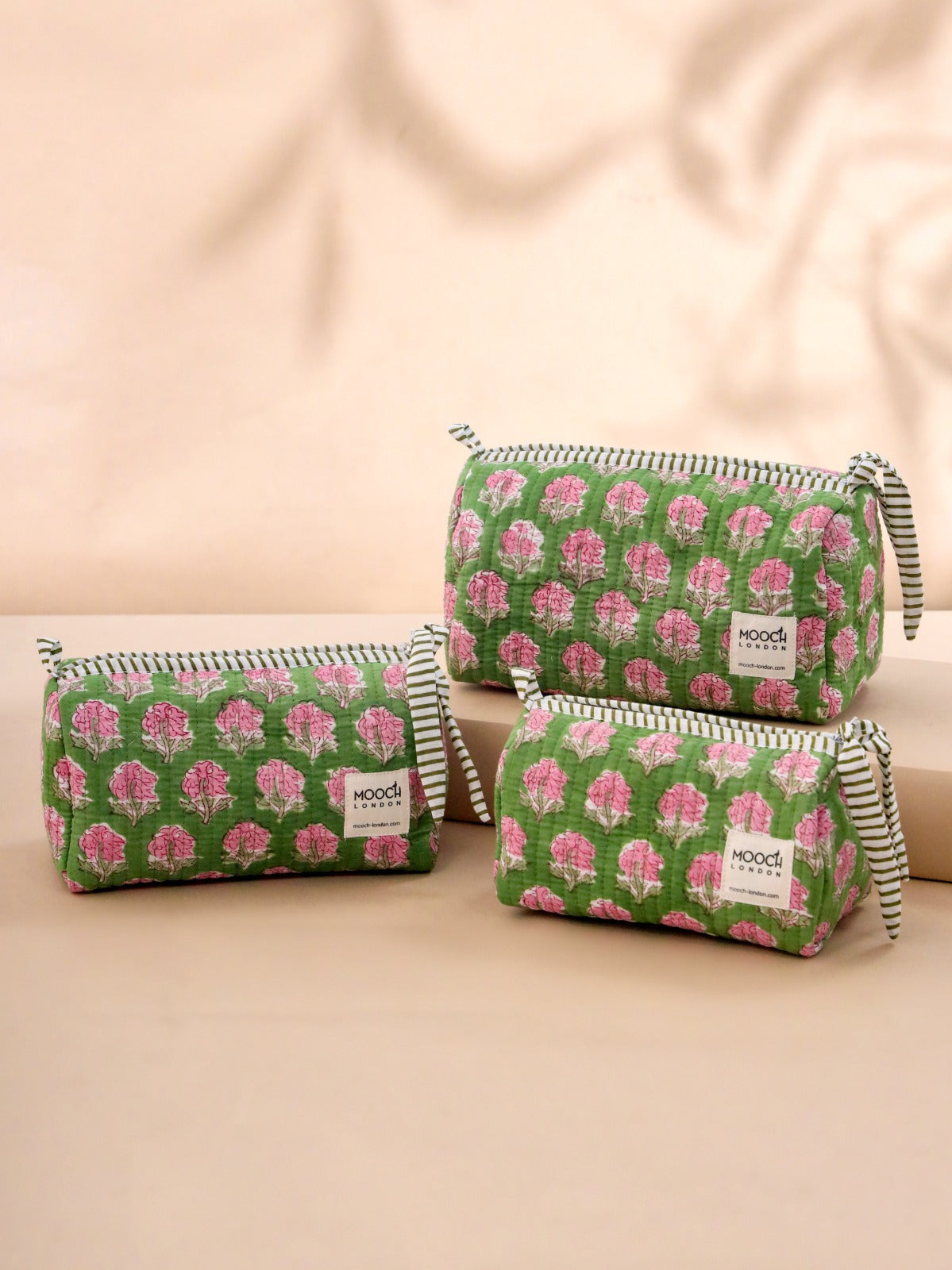 MOOCH London - Quilted Wash Bag - Medium