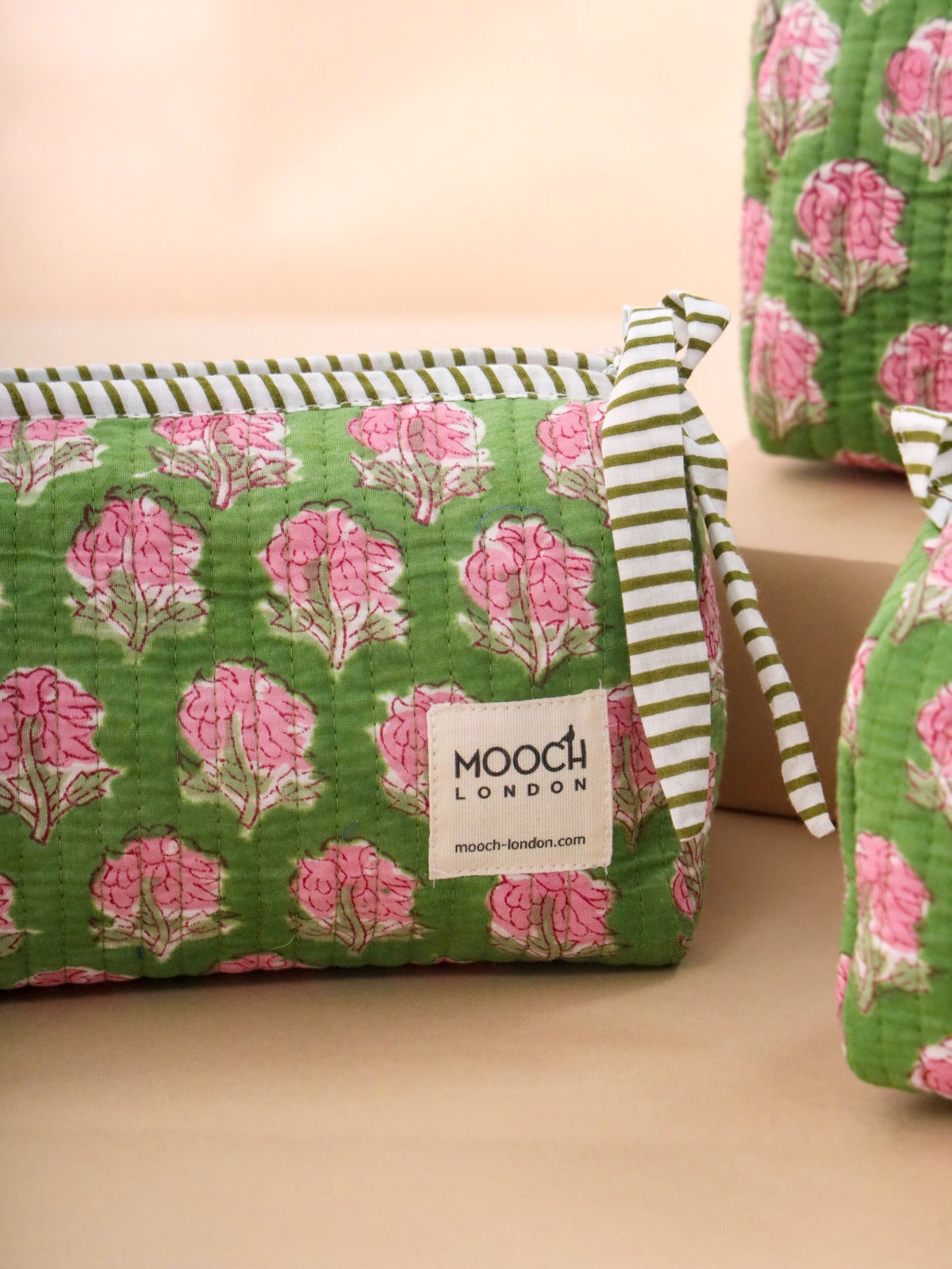 MOOCH London - Quilted Wash Bag - Small