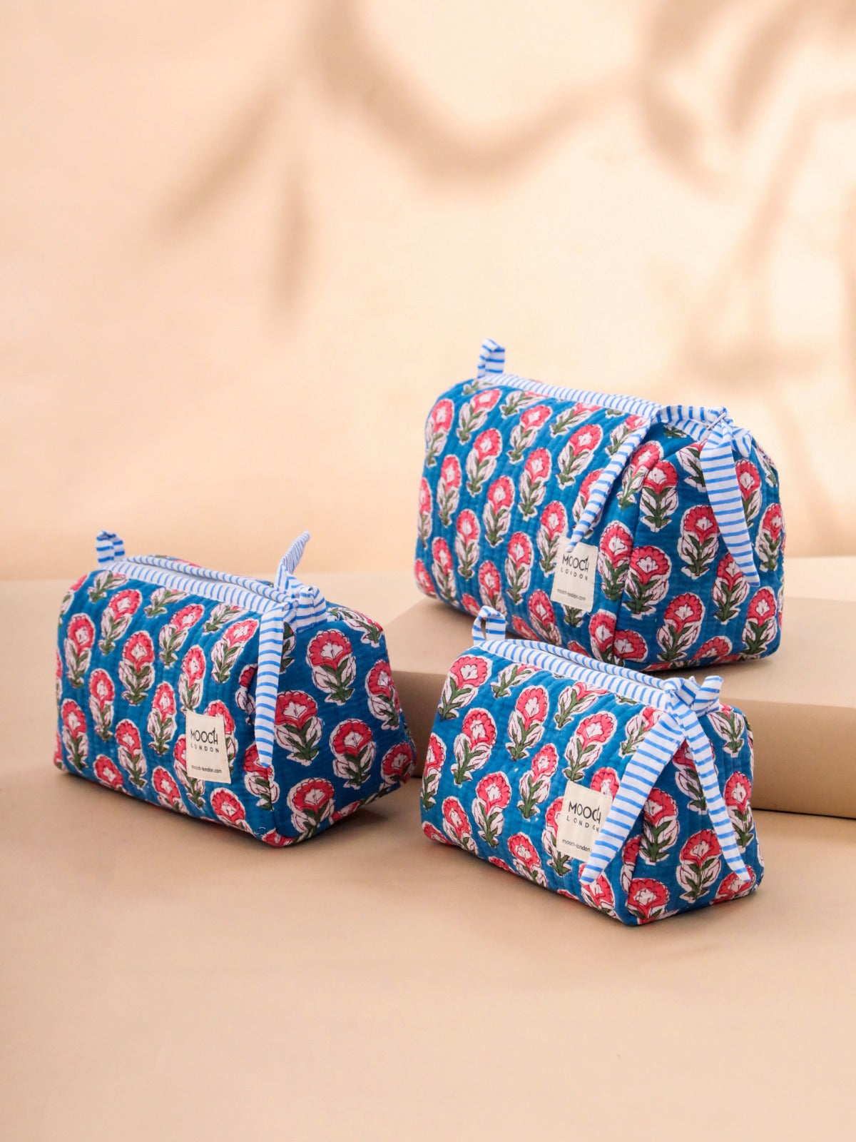 MOOCH London - Quilted Wash Bag - Large