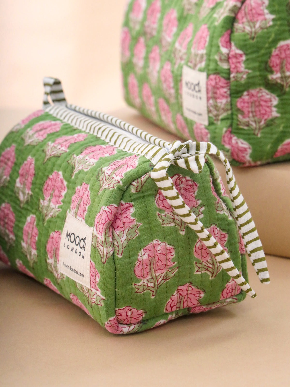 MOOCH London - Quilted Wash Bag - Large