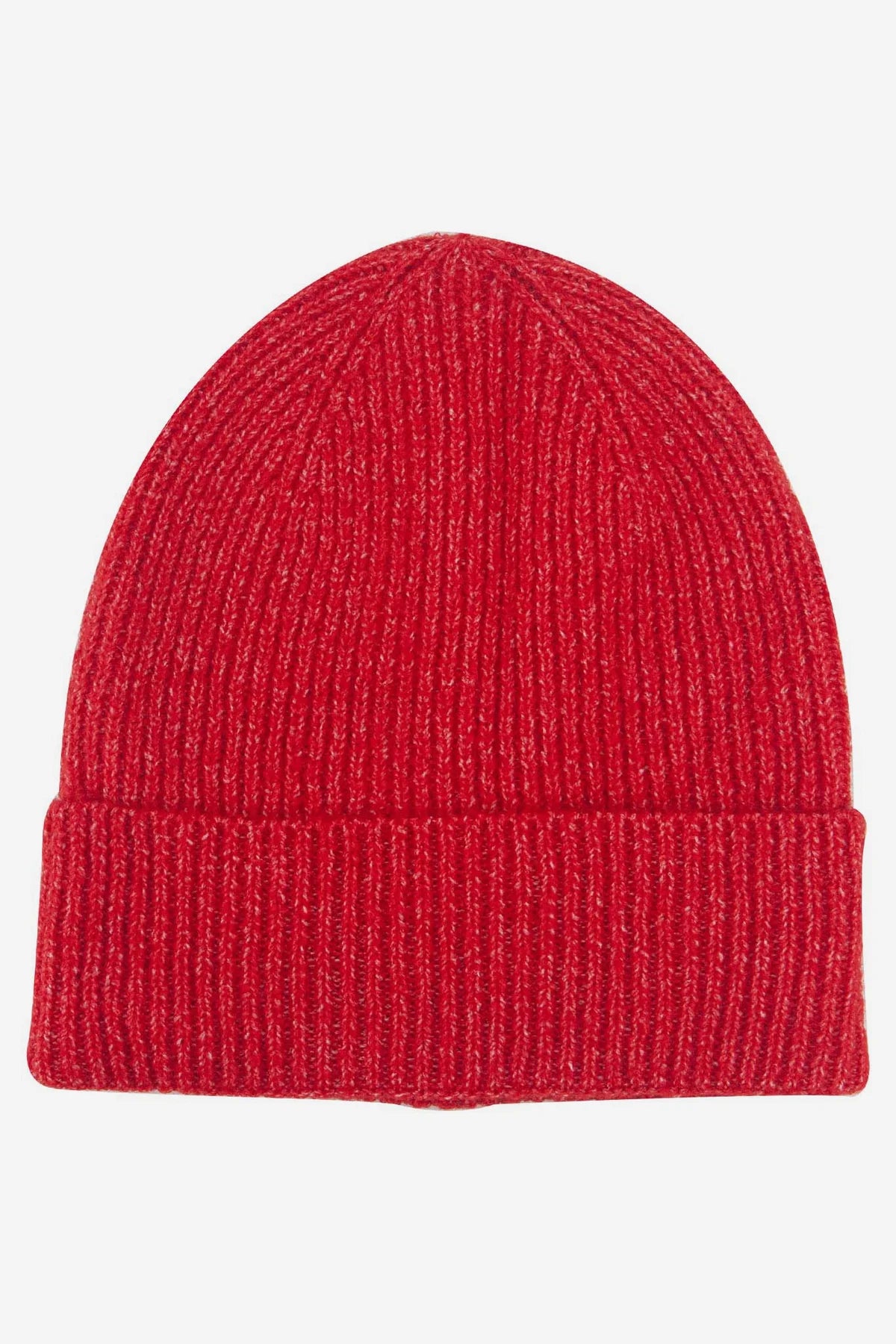 Kit Red Wool Blend Beanie Hat