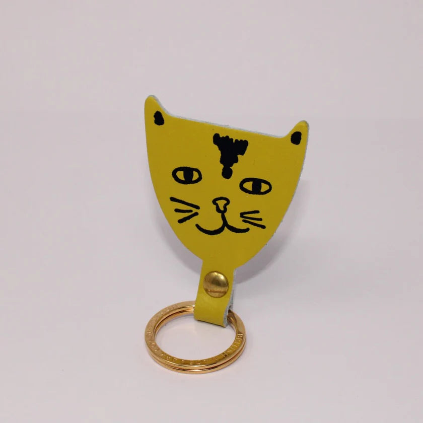 Ark - Cat Keyring  Acid Green