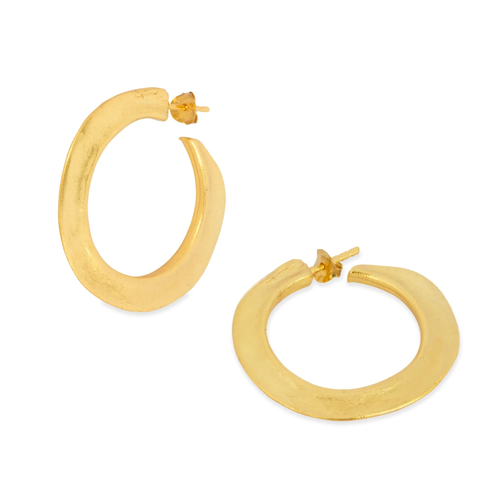 Ashiana - Georgia Hoop Earrings Gold