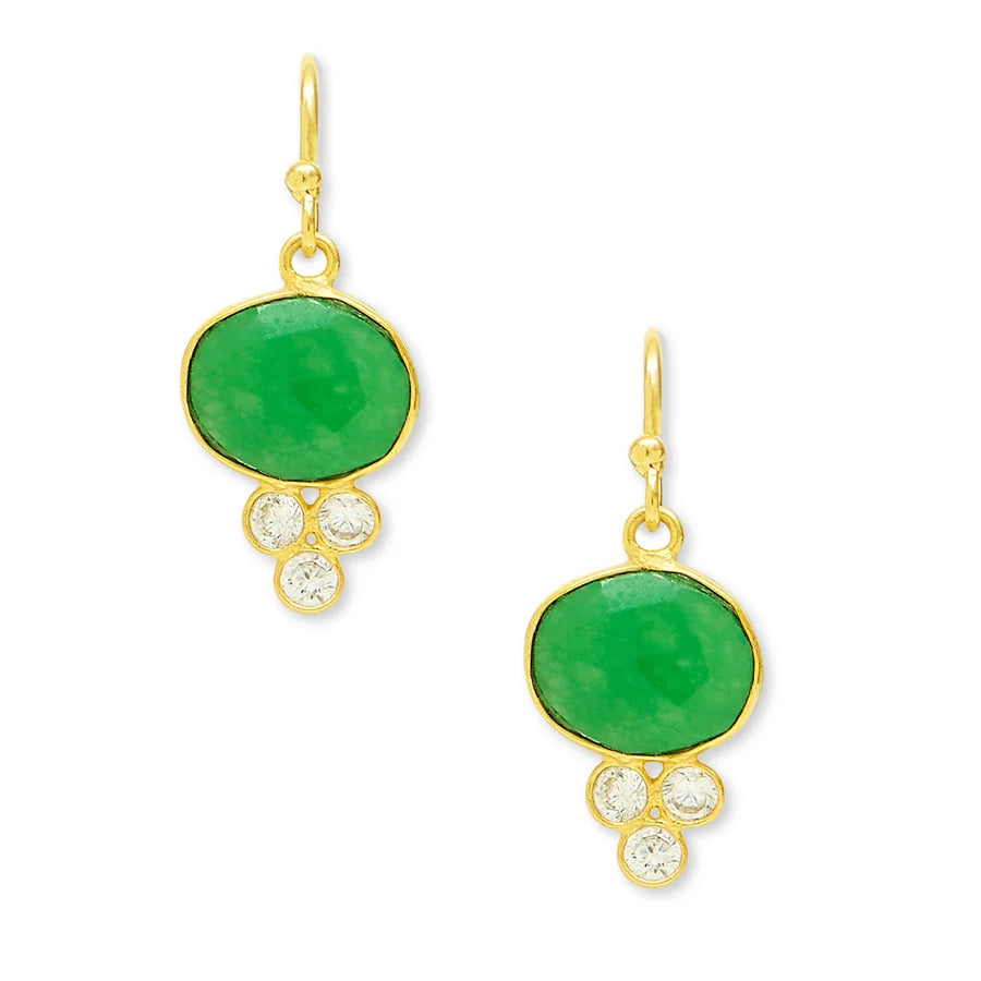 Lori Earrings - Green