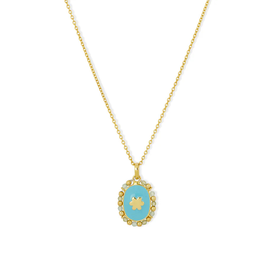 Ashiana - Newport Star Pendant Necklace - Turquoise