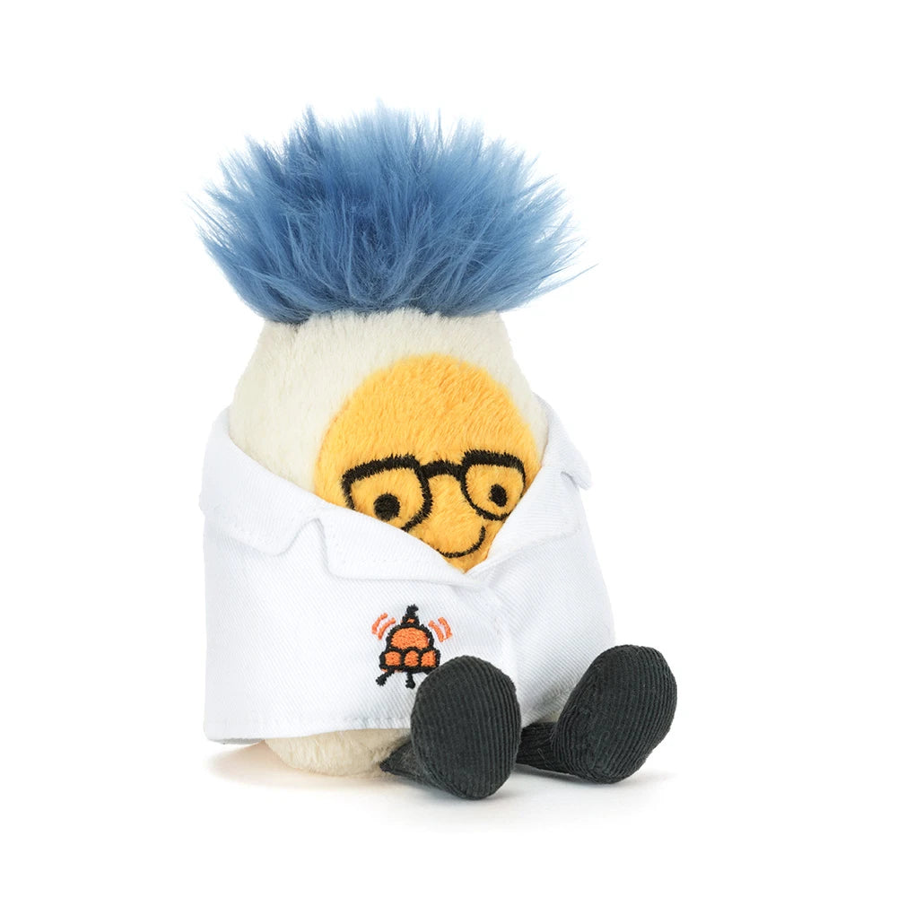 Jellycat - Amuseables Boiled Egg - Scientist Outfit