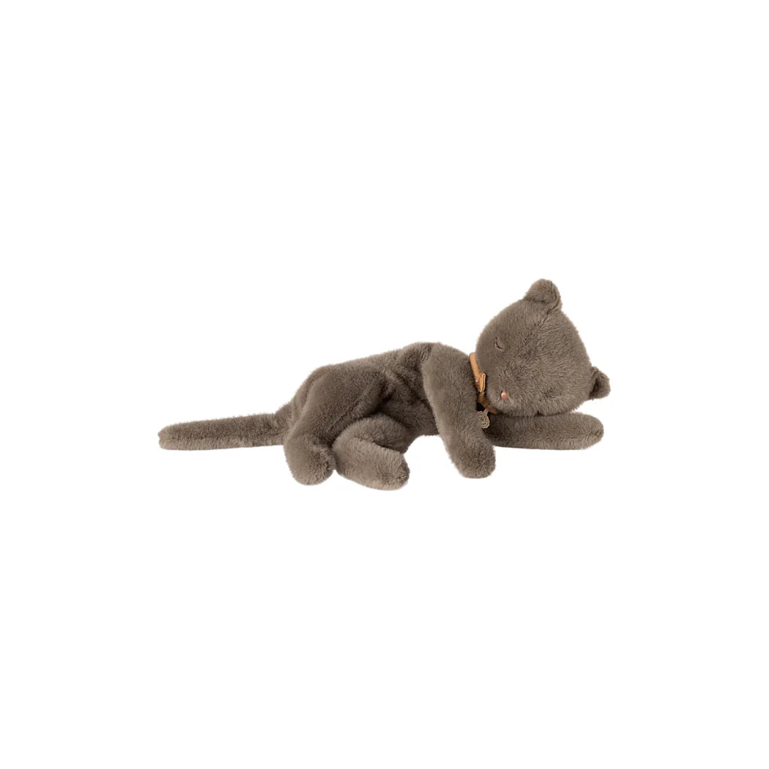 Maileg - Sleeping Kitten Plush - Grey