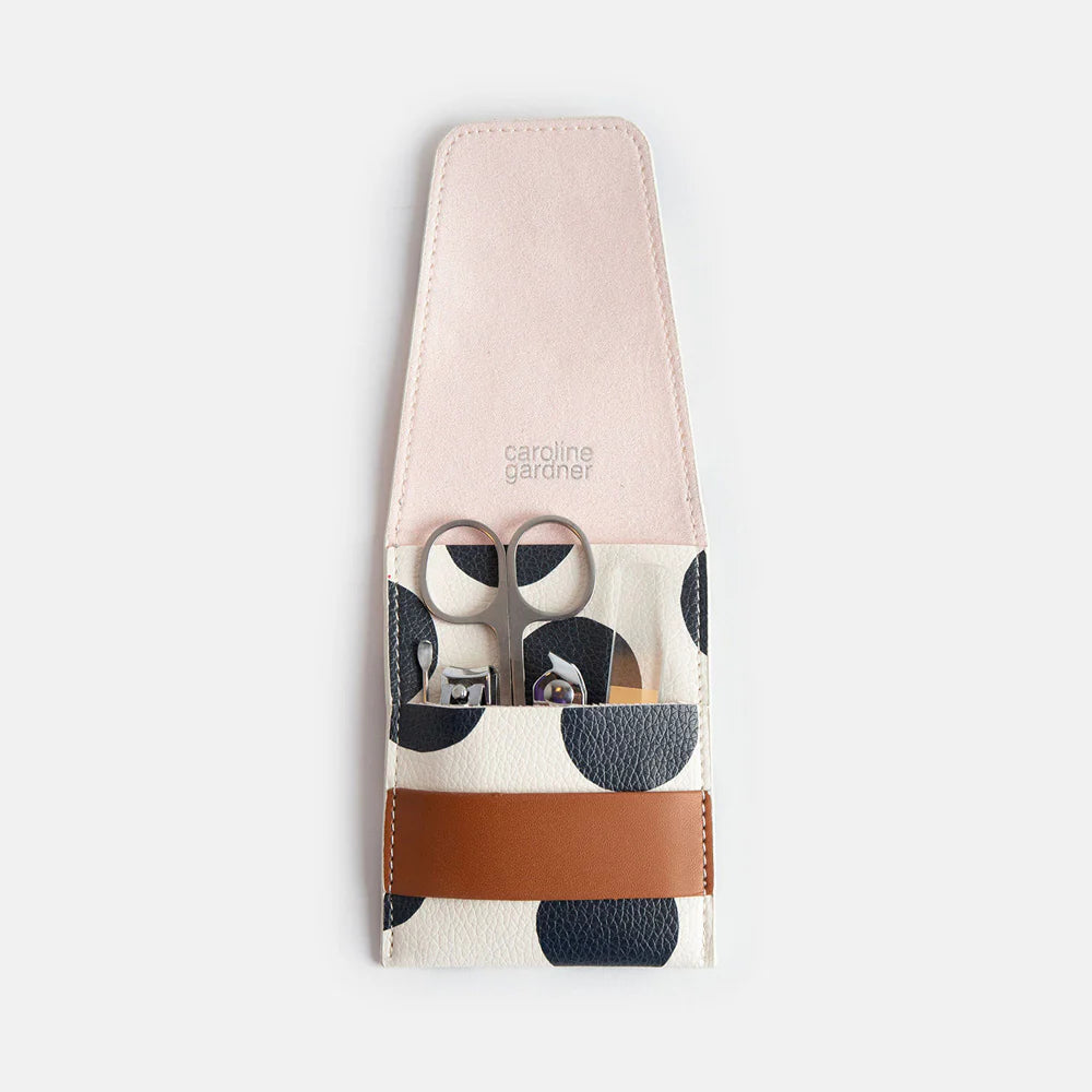 Caroline Gardner Mono Spot Manicure Set
