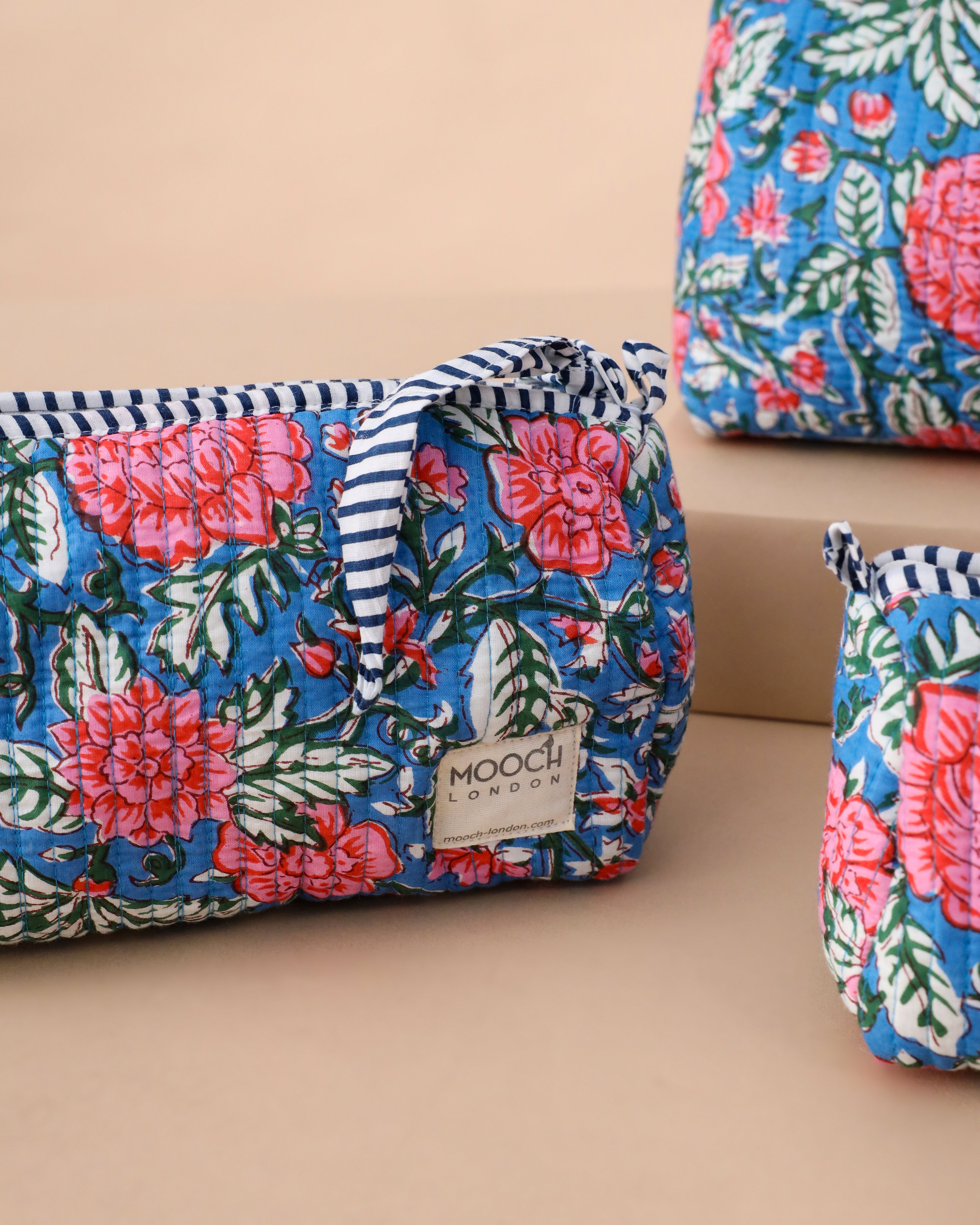 MOOCH London - Quilted Wash Bag - Large