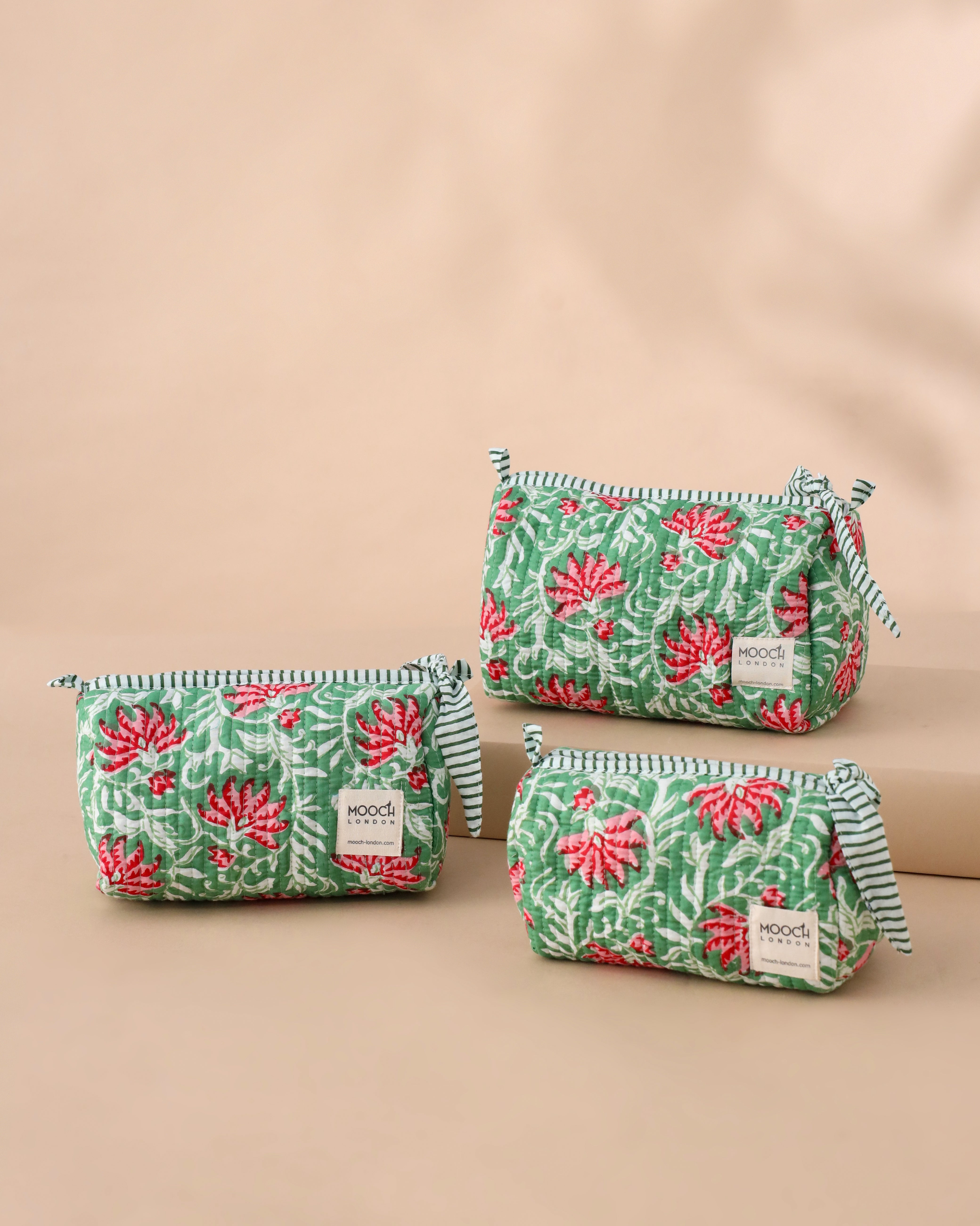 MOOCH London - Quilted Wash Bag - Large