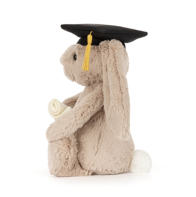 Jellycat - Bashful Bunny with Graduation Outfit
