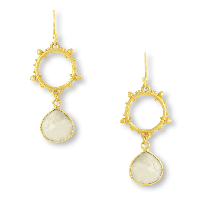 Ashiana - Allegra Earrings - Moonstone