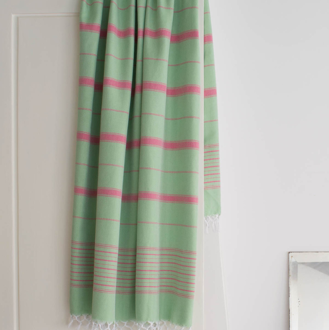 Hammam Towel - Pistachio & Tulip