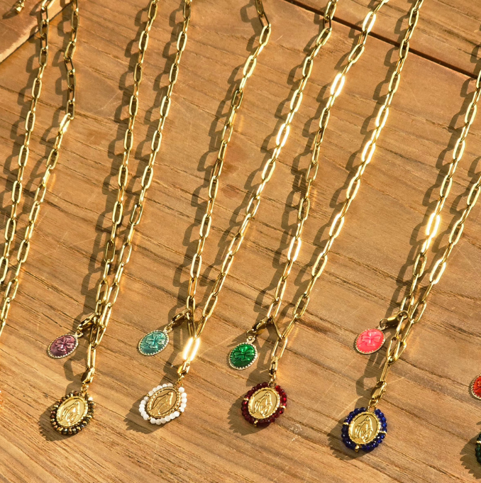 MOOCH London - Waterproof Gold Plated Santa Maria Necklace