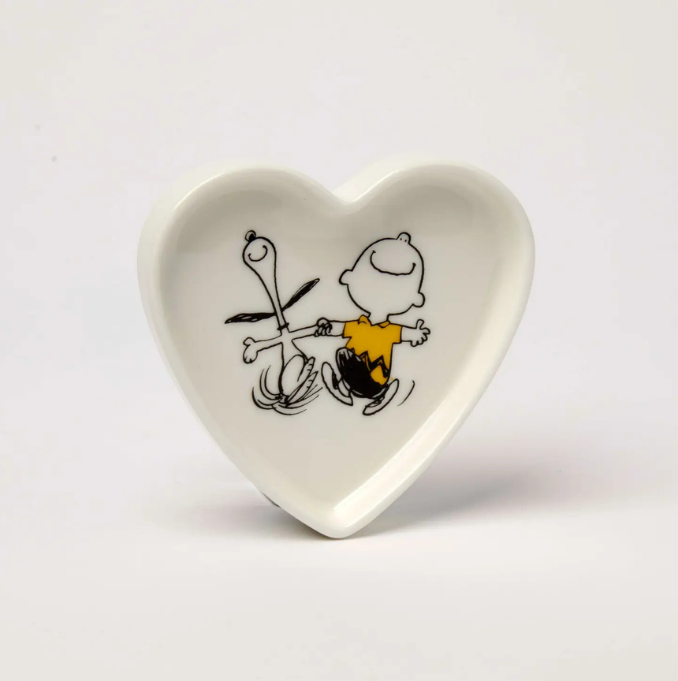 Snoopy - Peanuts Heart Trinket Dish - Dance