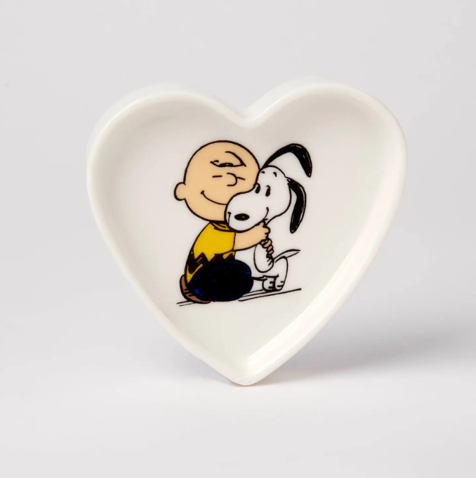 Snoopy - Peanuts Heart Trinket Dish - Puppy