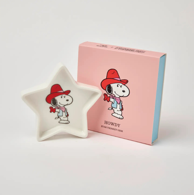 Snoopy - Peanuts Star Trinket Dish - Howdy