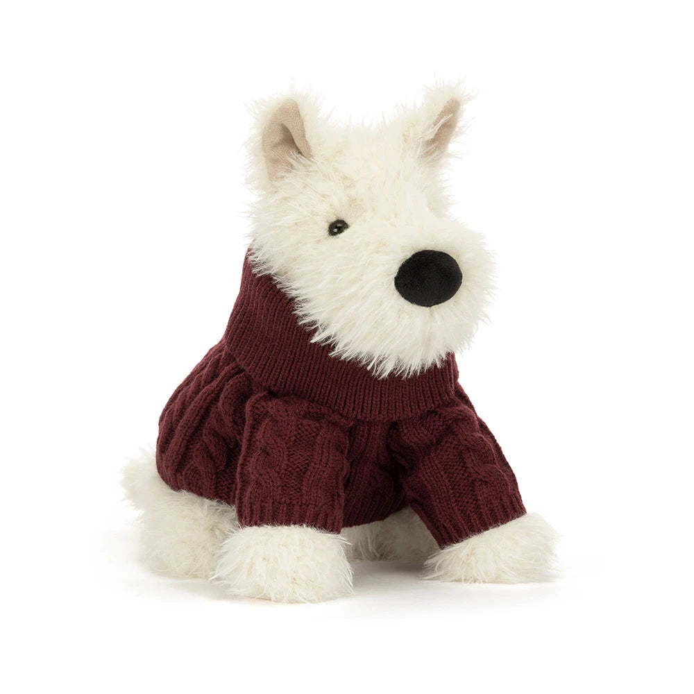 Jellycat - Munro Scottie Dog Winter Jumper