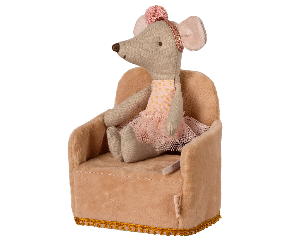 Maileg - Mouse Folding Chair - Powder