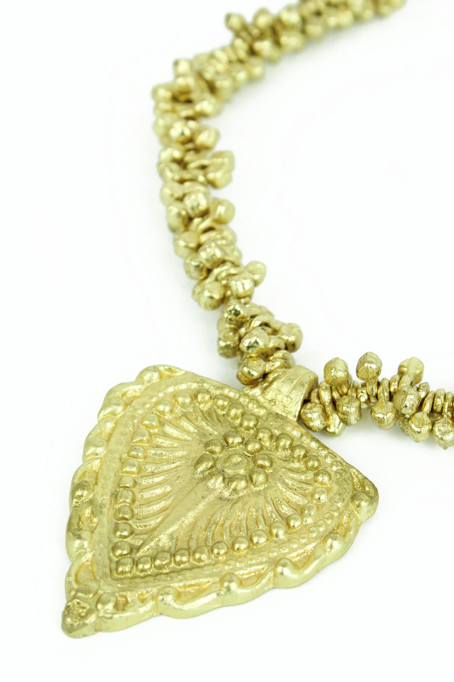 Gold Heart Chunky Necklace