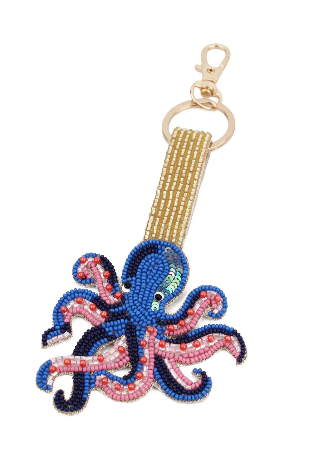 My Doris - Octopus Beaded Keyring