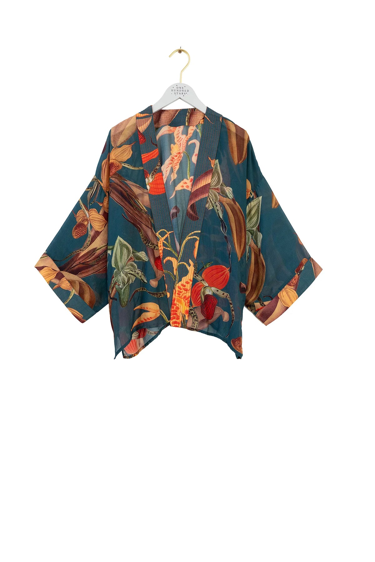Kimono - Orchid Teal