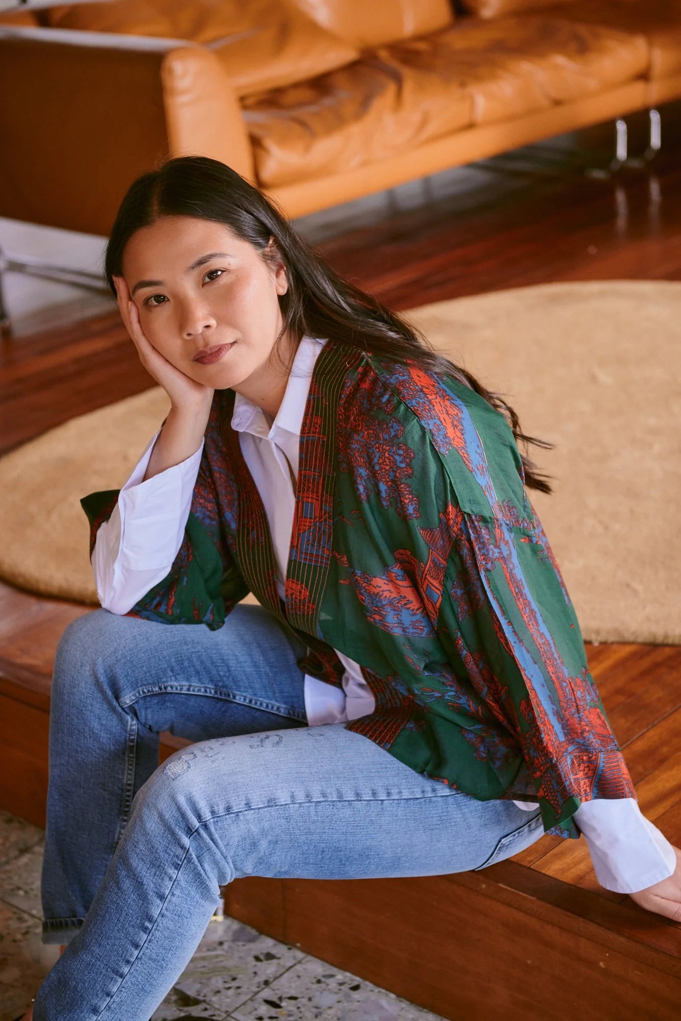 One Hundred Stars - Pagoda Kimono - Forest