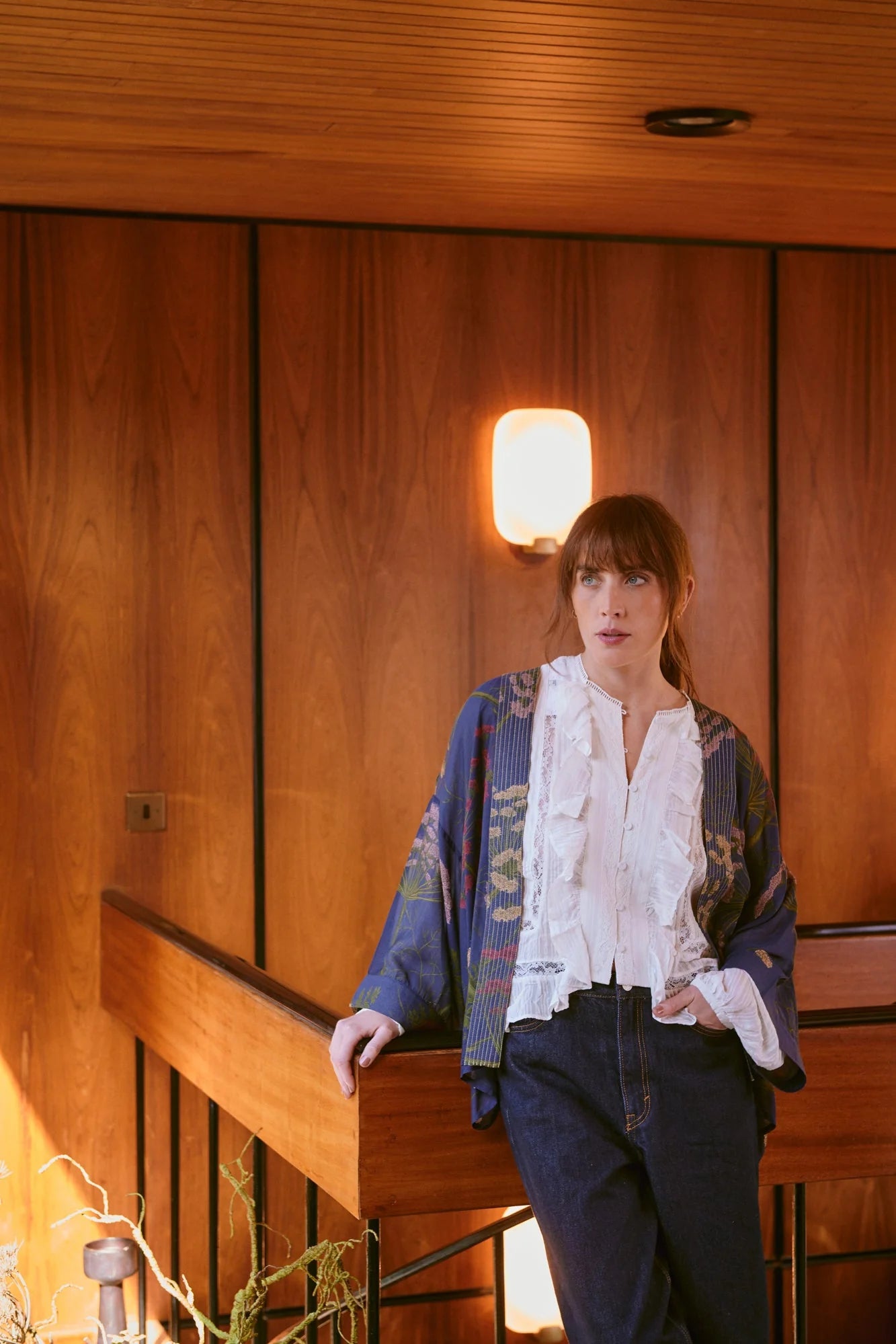 One Hundred Stars - Kimono - Parsley Seed Navy