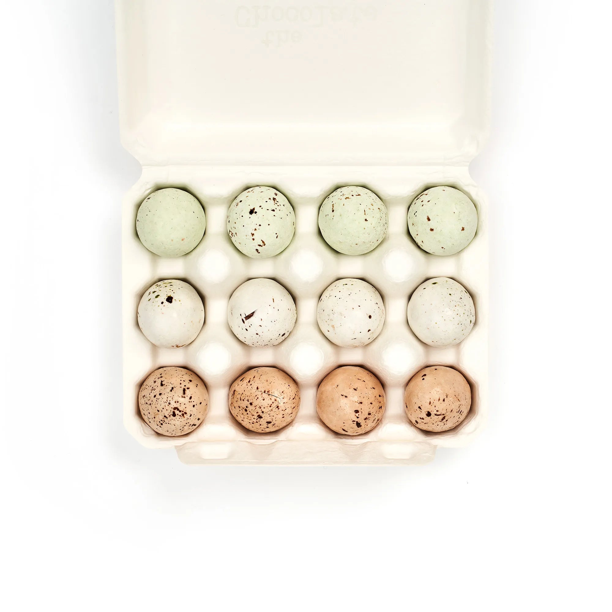 12 Red Legged Partridge Chocolate Eggs 150g