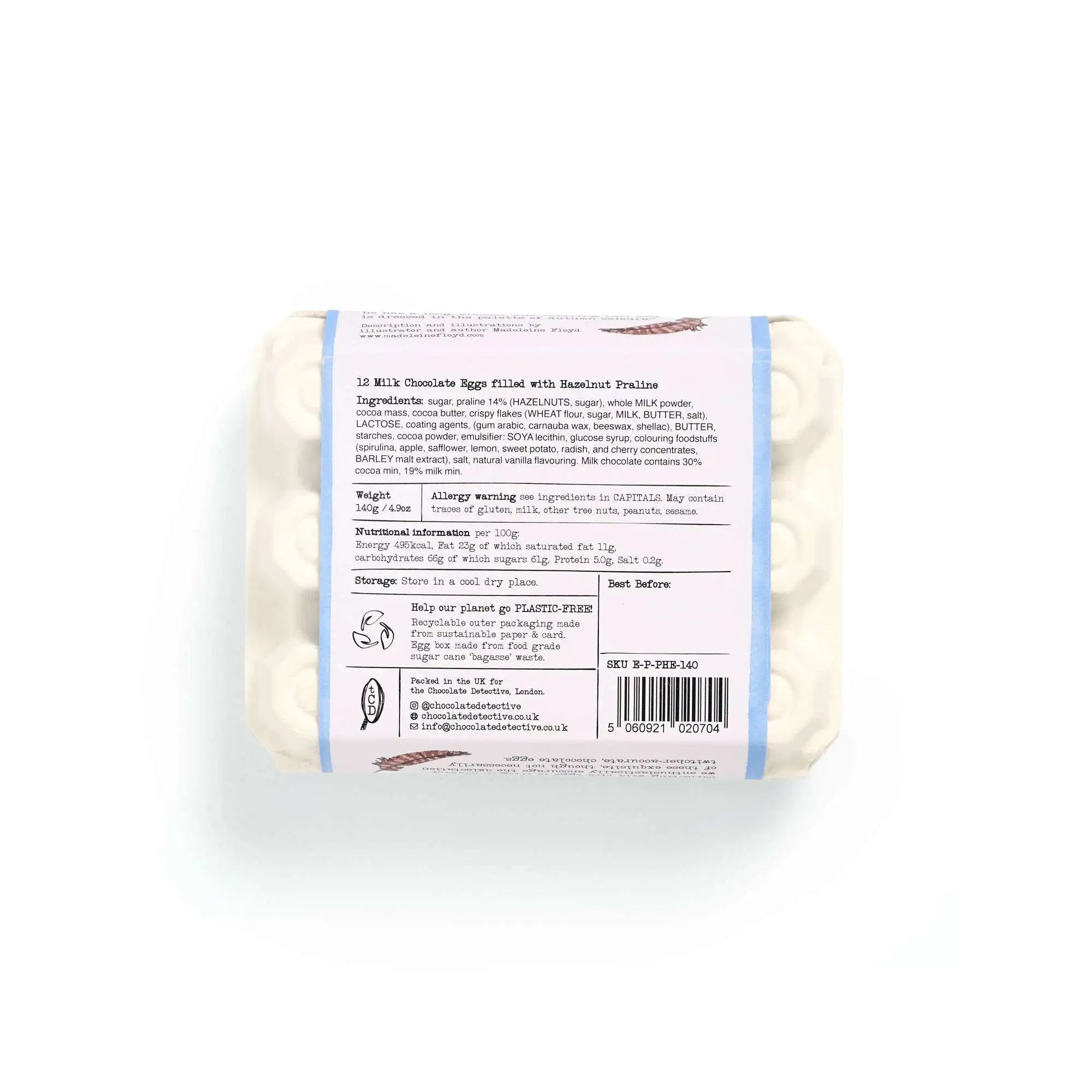 12 Pheasant Chocolate Eggs 150g