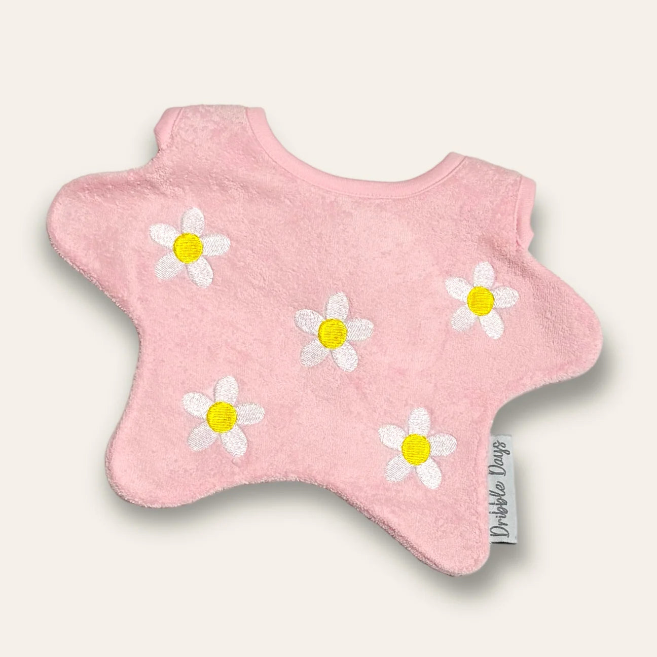 The Pink Daisy Bib