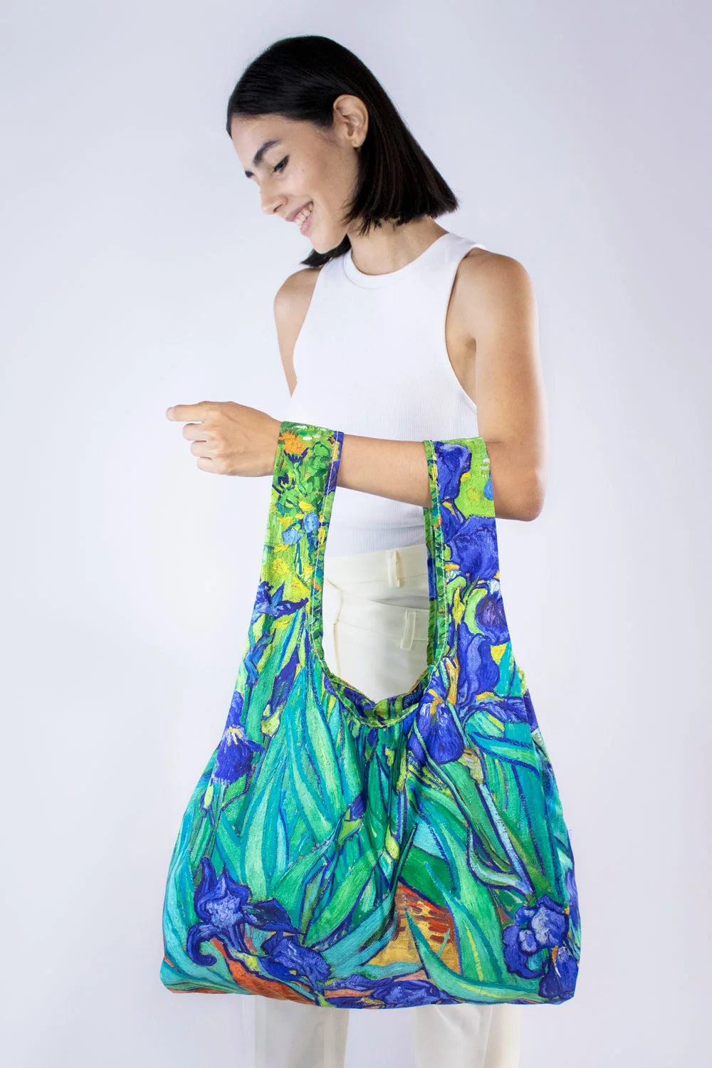 Kind Bag - Medium Reusable Bag - Van Gogh Irises
