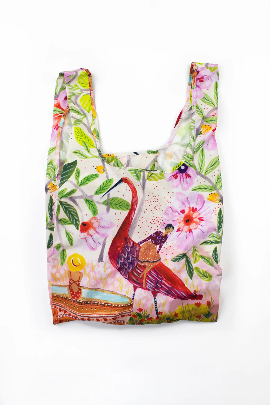 Kind Bag - Medium Reusable Roeqie Red Bird
