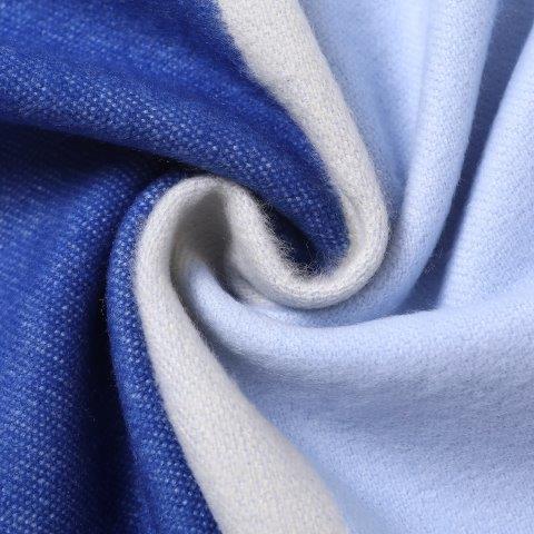 Reversible Stripe Scarf - Blue