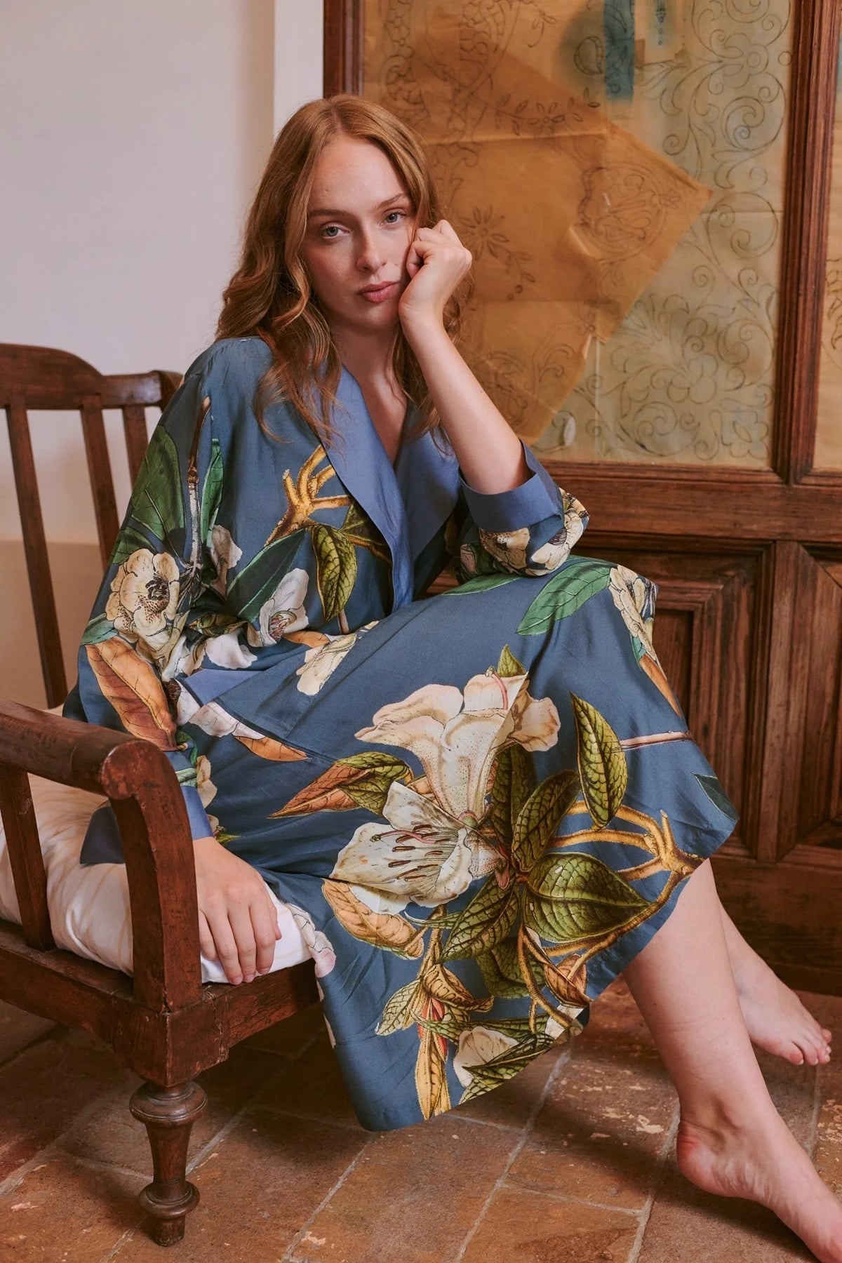 Gown - Rhodoleia Blue