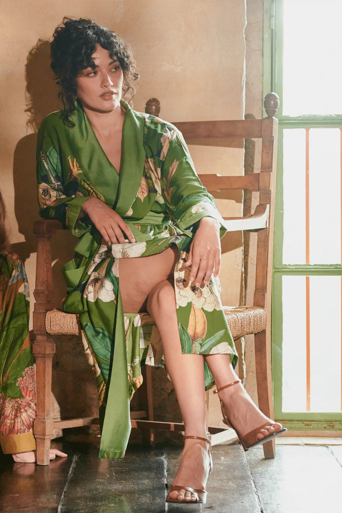 Gown - Rhodoleia Green