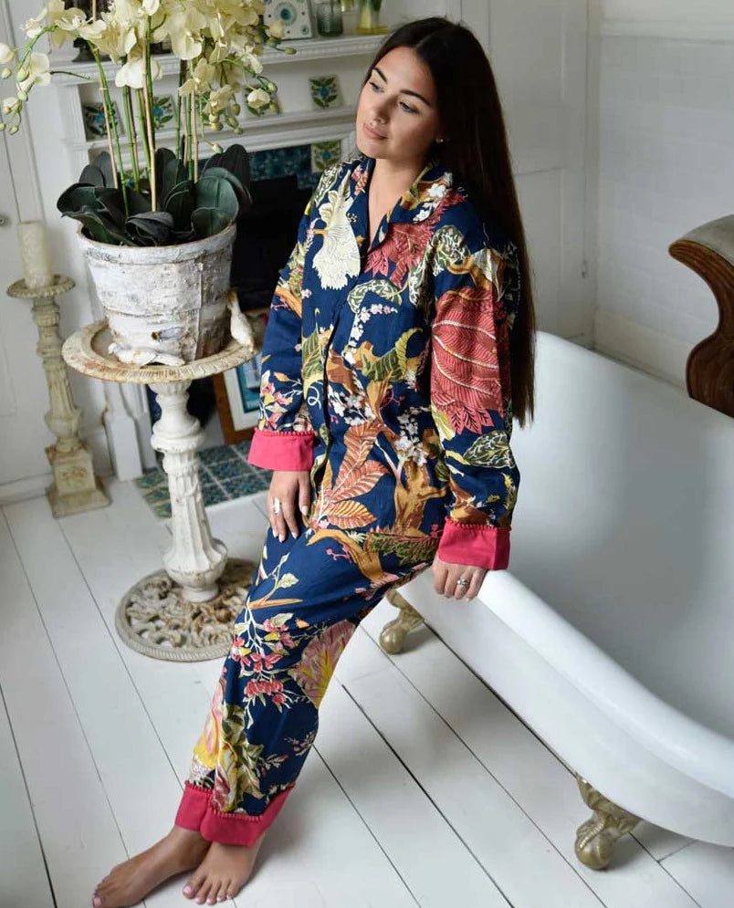 Blue Carnation Pyjamas - Medium/Large