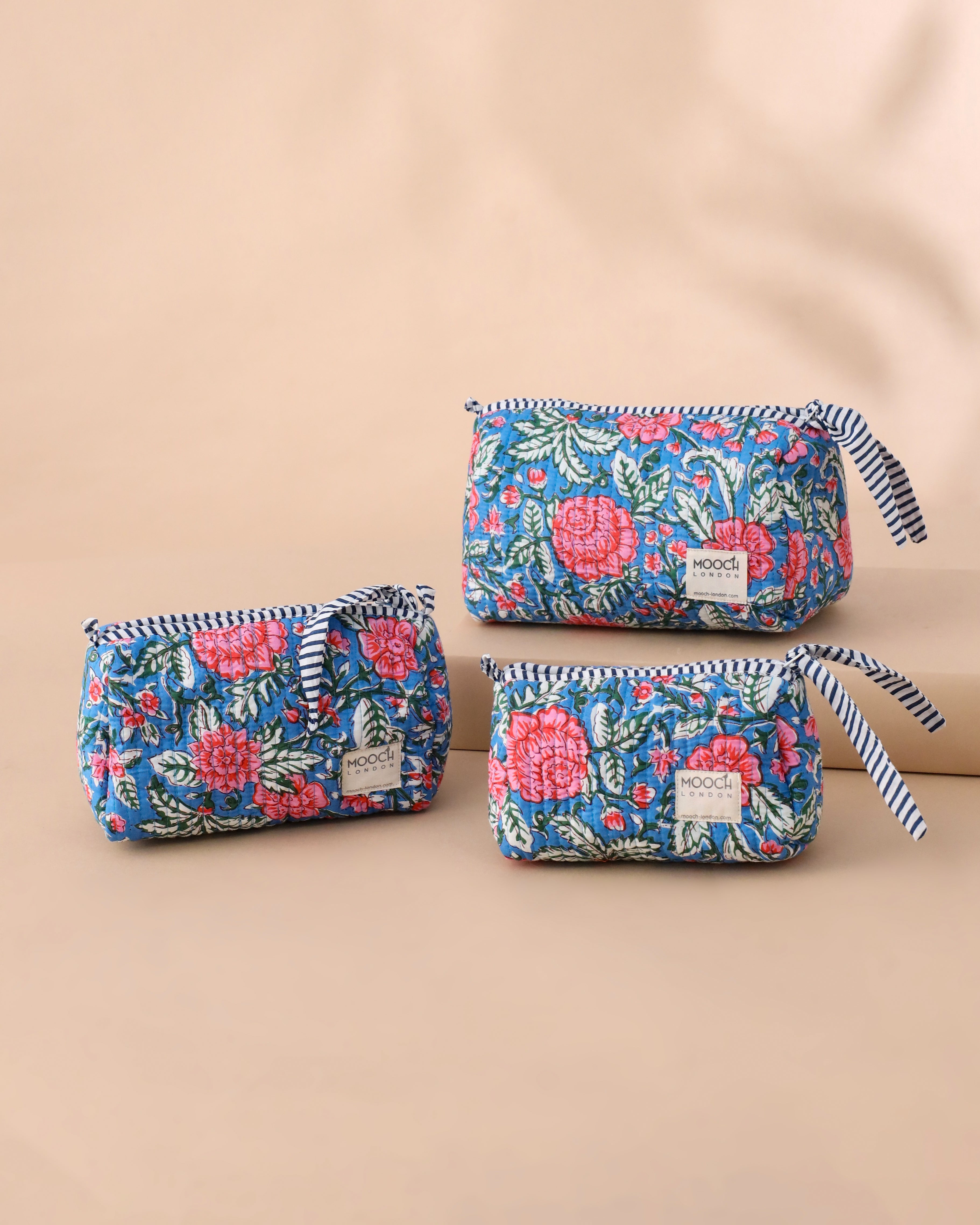 MOOCH London - Quilted Wash Bag - Medium