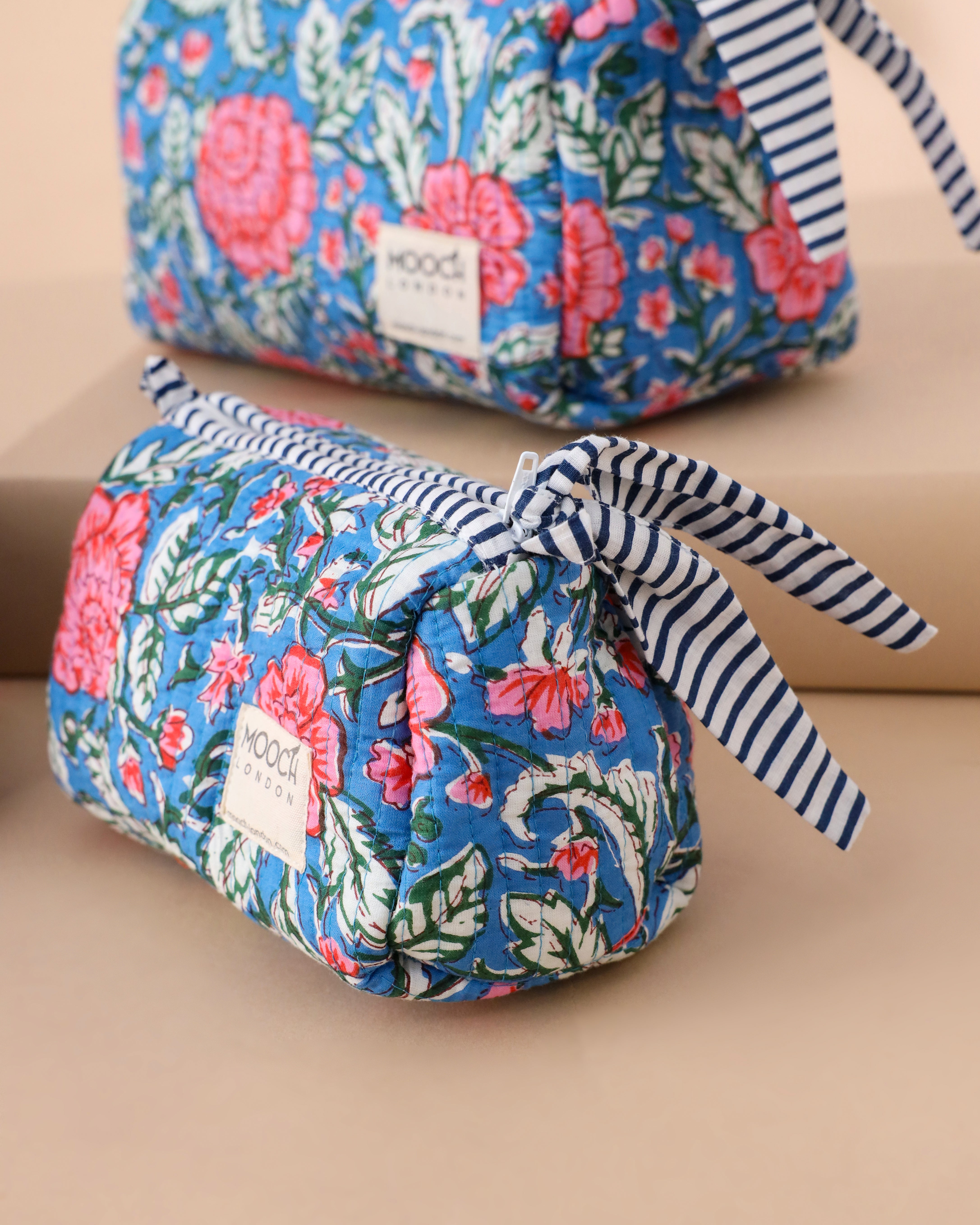 MOOCH London - Quilted Wash Bag - Medium