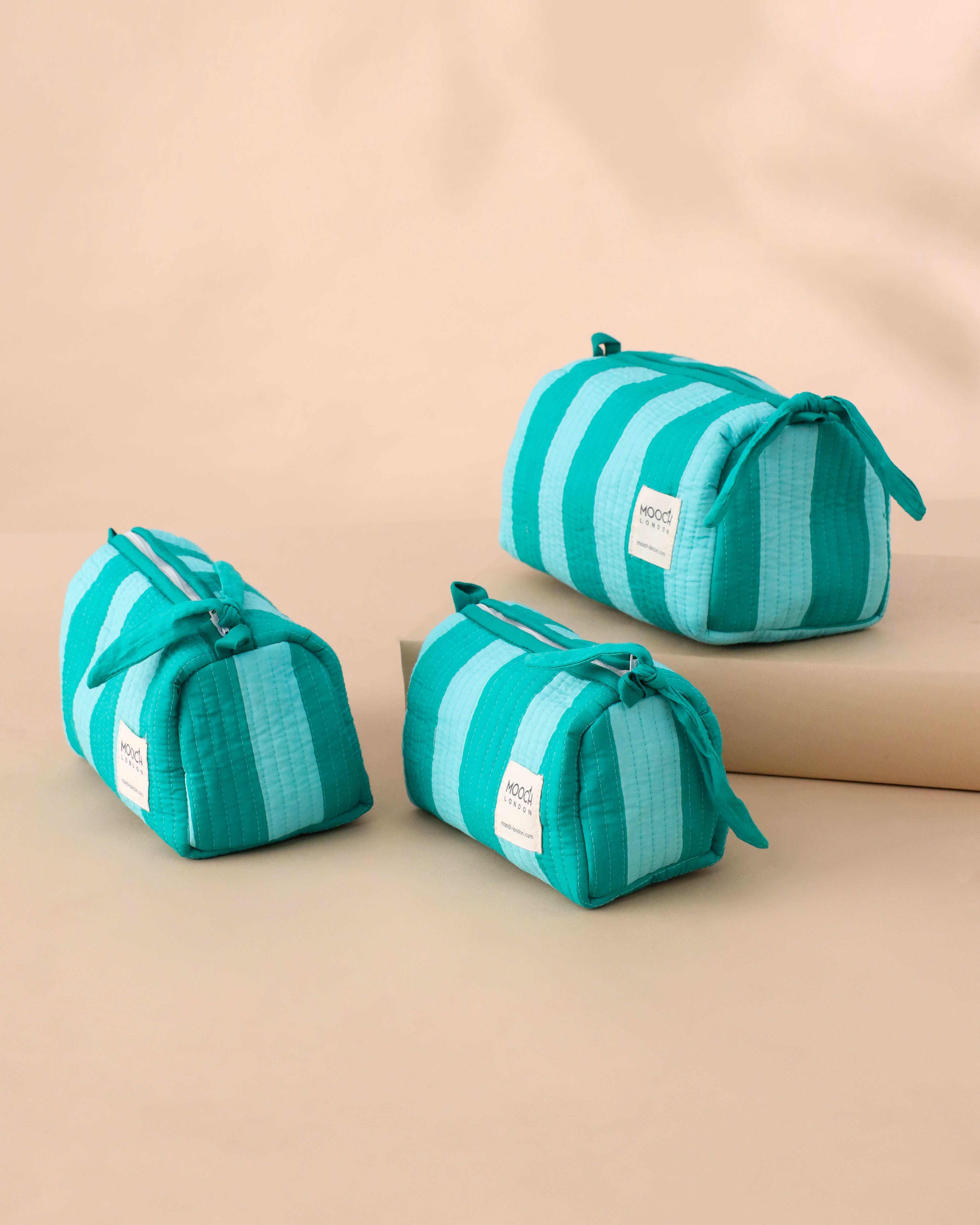 MOOCH London - Quilted Wash Bag - Medium