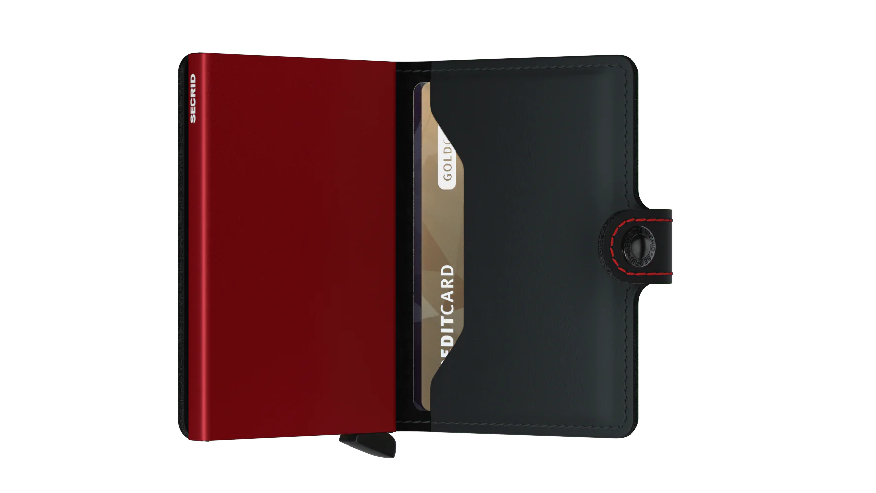 Secrid Miniwallet Matte Black & Red