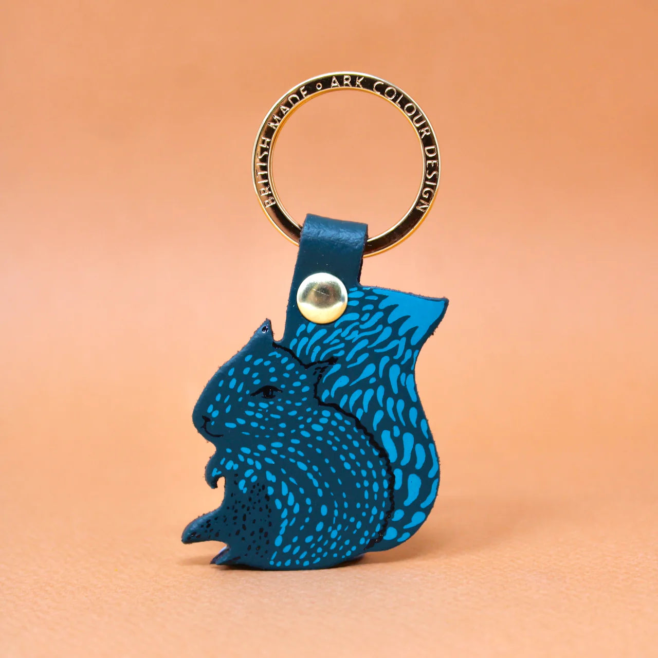 Ark - Squirrel Key Fob - Turquoise
