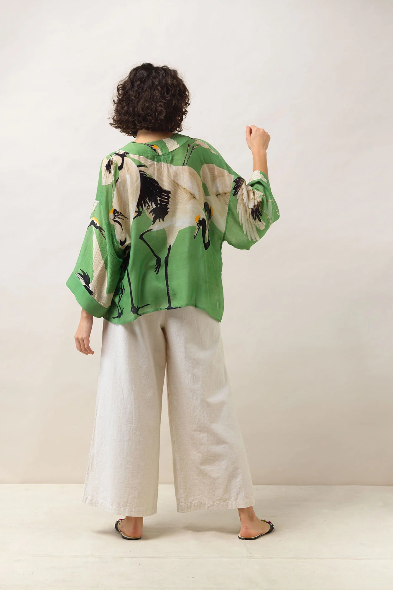 Kimono - Stork Pea Green